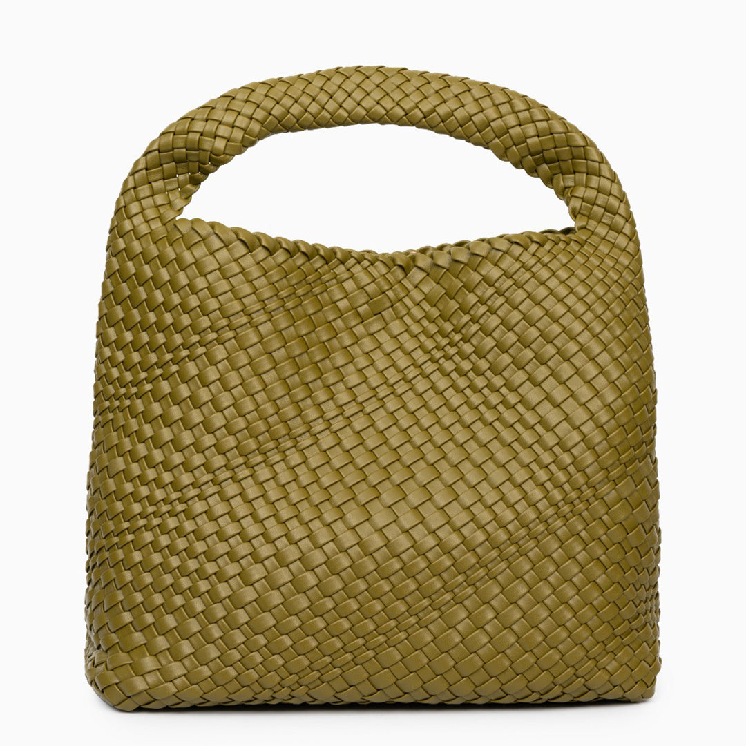 Sophia Elegant Vegan Leather Shoulder Bag in black with extra-large capacity, displayed against a neutral background. 9
