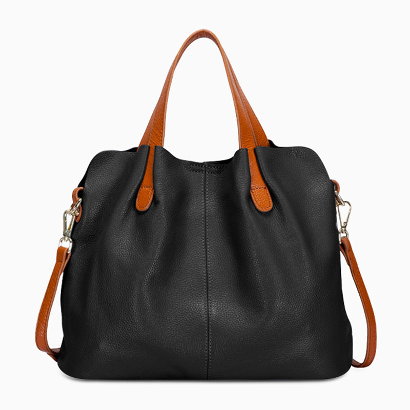 Sophie Luxe Leather Tote Bag in a stylish multi-colour design with versatile carry options. 9